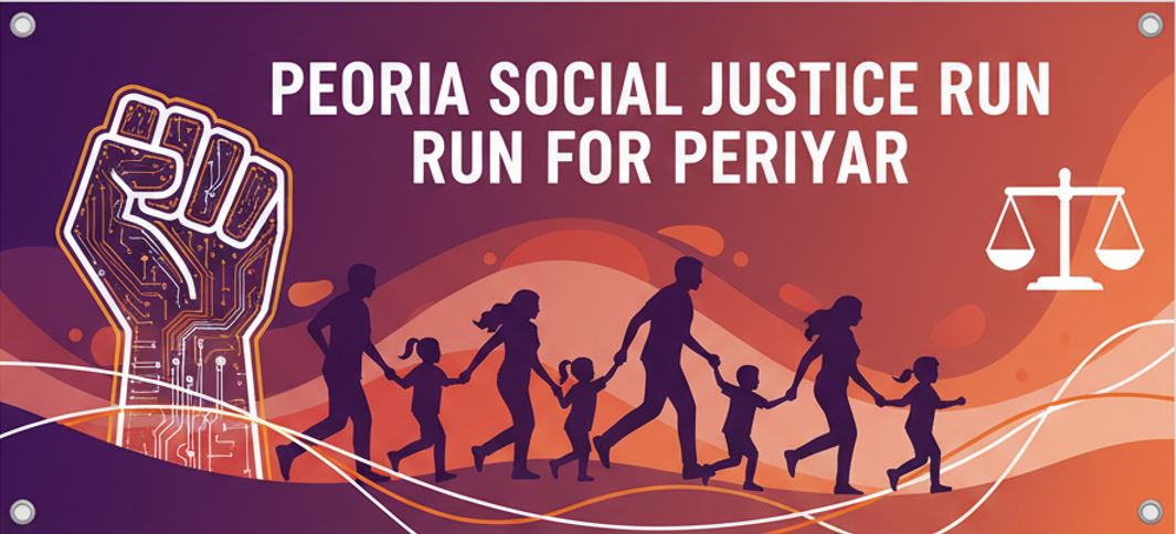 Peoria Run for Periyar banner